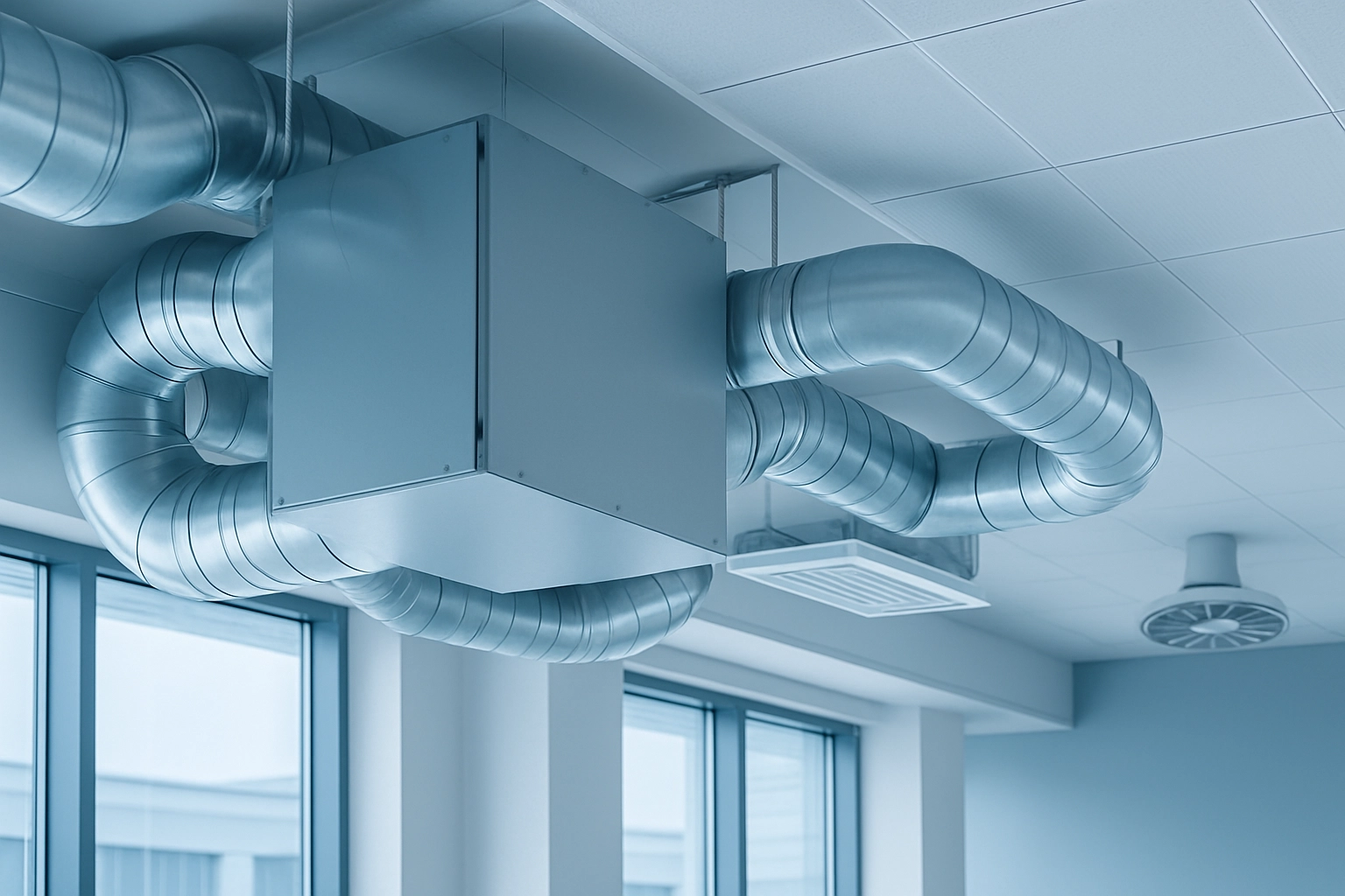 Certifierad OVK-tekniker från VentKontroll Service i Malmö utför ventilationskontroll